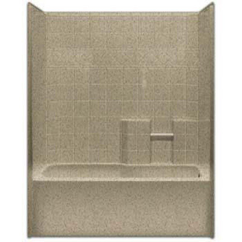 Aquarius Industries White 60 x 33 in. Tub and Shower Tile in White 