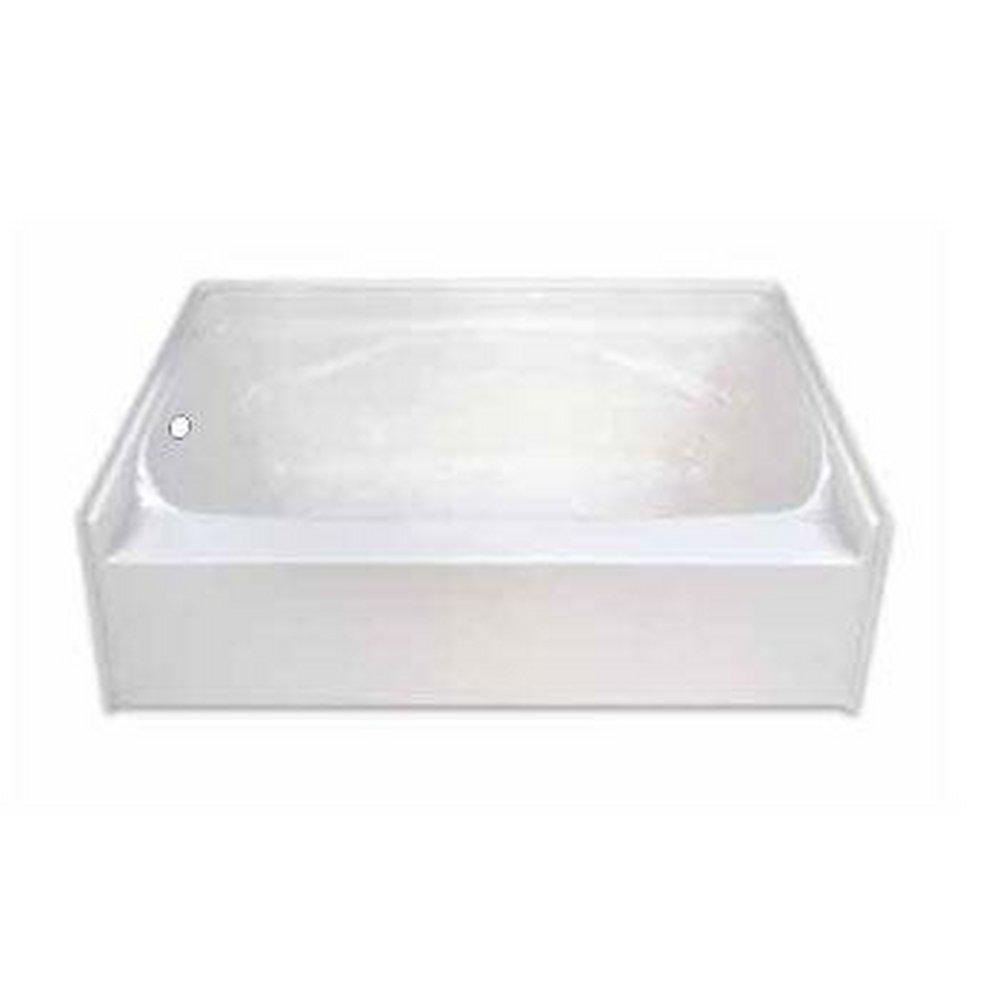 Aquarius Industries 721/4 in. x 413/4 in. Soaker Alcove Bathtub with Right Drain in White