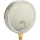 H.O. Trerice White 4-1/2 x 1/4 in. NPT Lower Mount Stainless Steel Pressure Gauge 