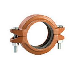 2 in. Grooved 350 psi Schedule 80 Ductile Iron Rigid Sprinkler Coupling with EPDM Gasket