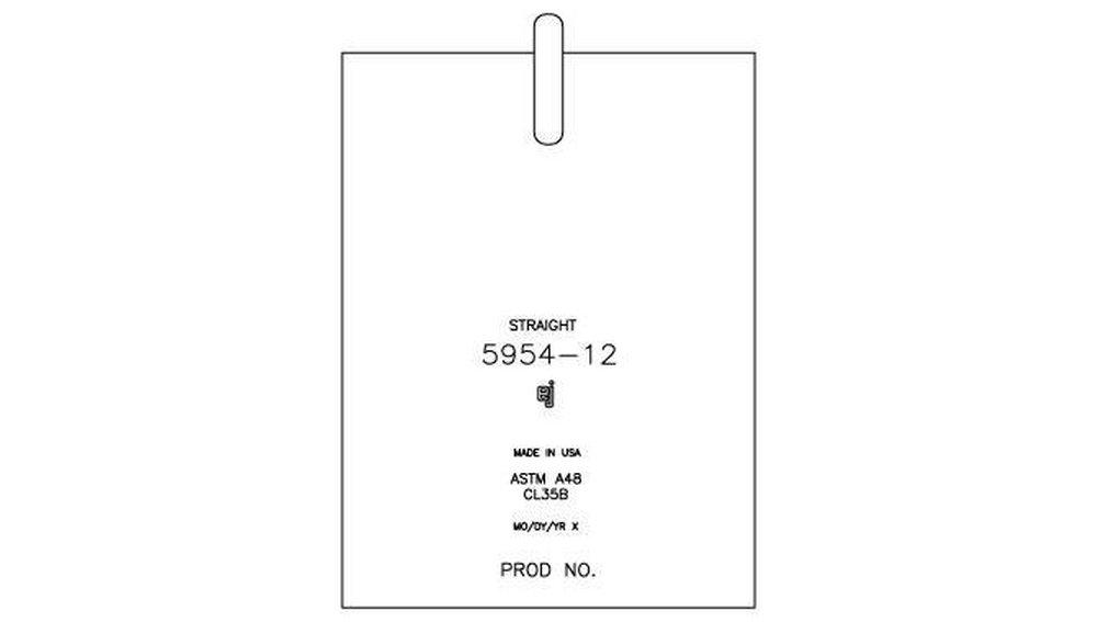 EJ 5954 12 Trap STRAIGHT 