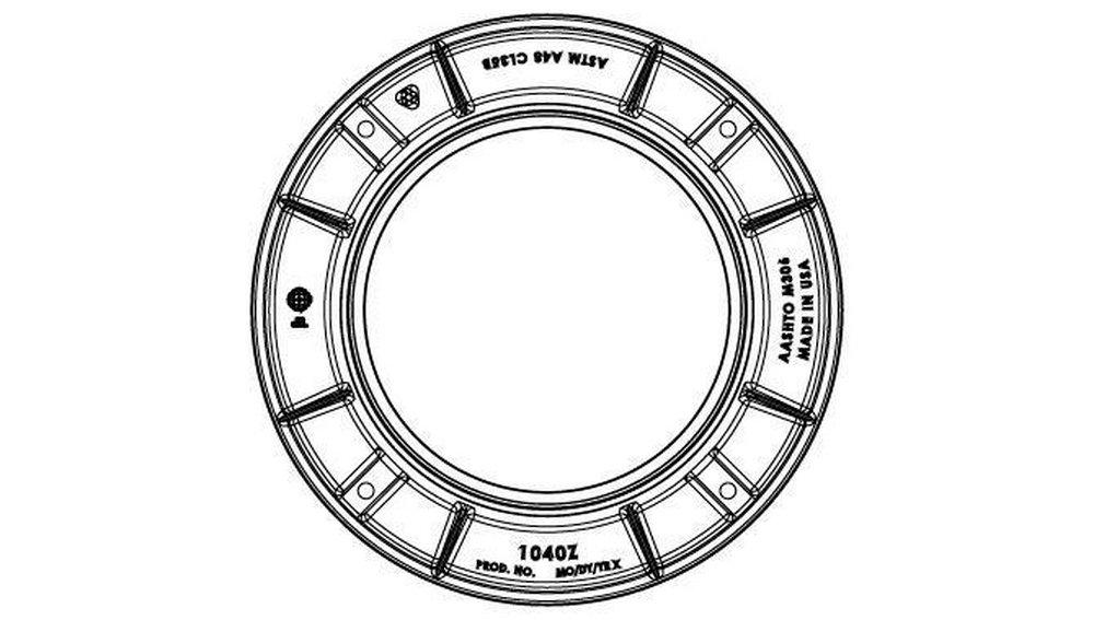 EJ Black Manhole Tall Frame 