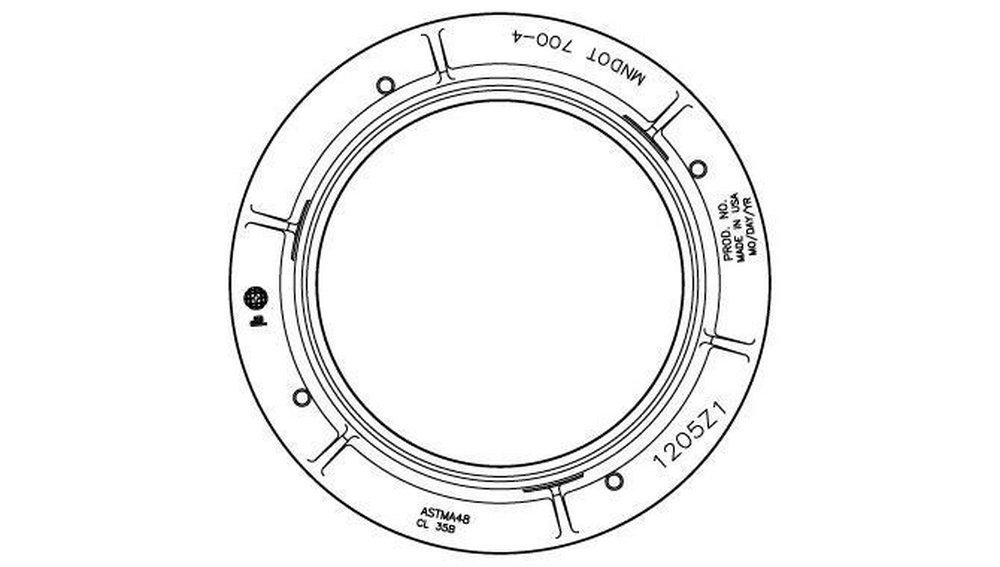 EJ 4 in. Manhole Frame 