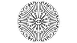 Manhole Beehive Cover Only