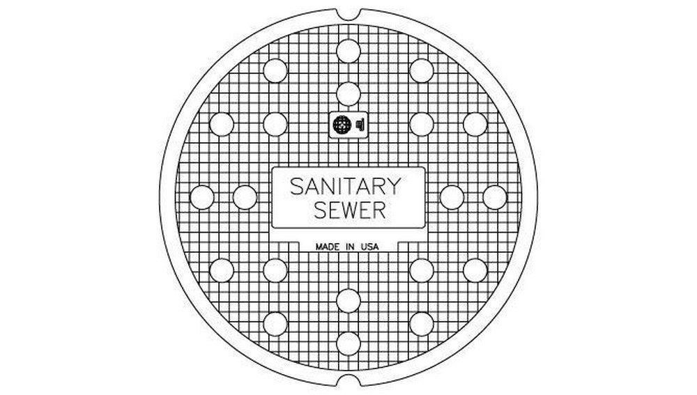 EJ Asphalt Black 1 in. Sanitary Solvent Weld Cover 