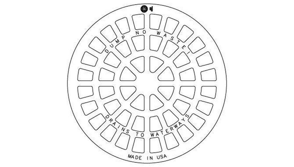 EJ Type C Radial Grate 