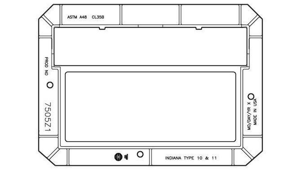 EJ Grey Catch Basin Curb Inlet 