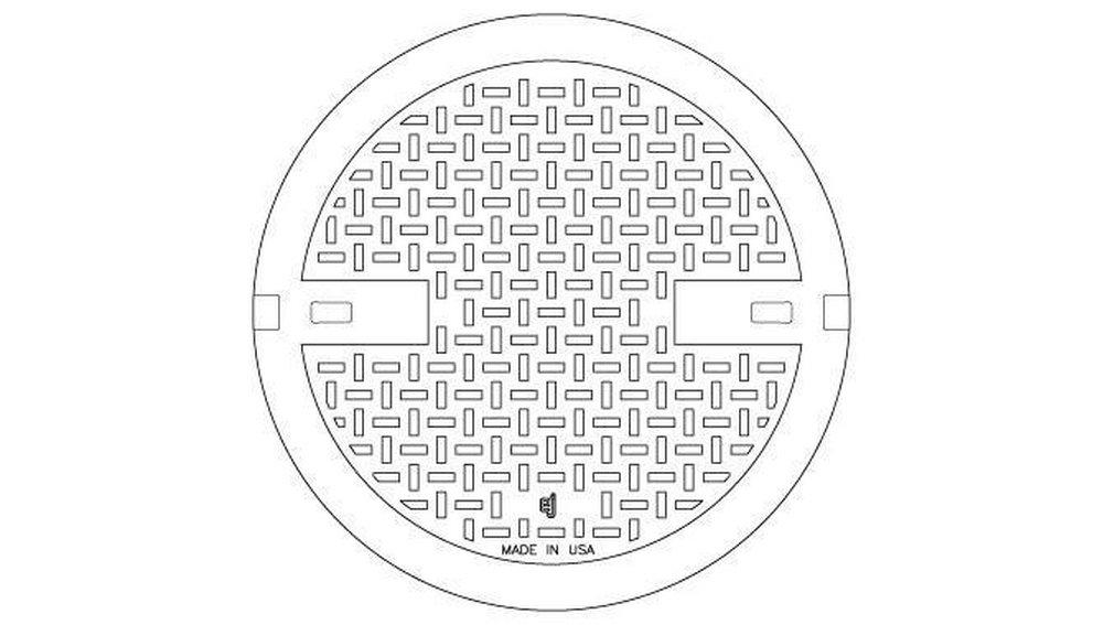 EJ Manhole Lid with Gasket 