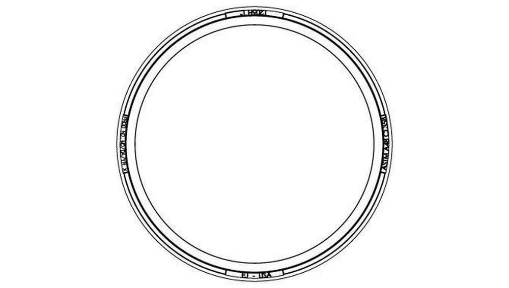 EJ 1 in. Cast Iron Adjustable Ring 