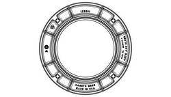 23 x 7 in. 1022Z1 Manhole Frame