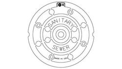 23-1/2 in. Sanitary Solvent Weld Cover