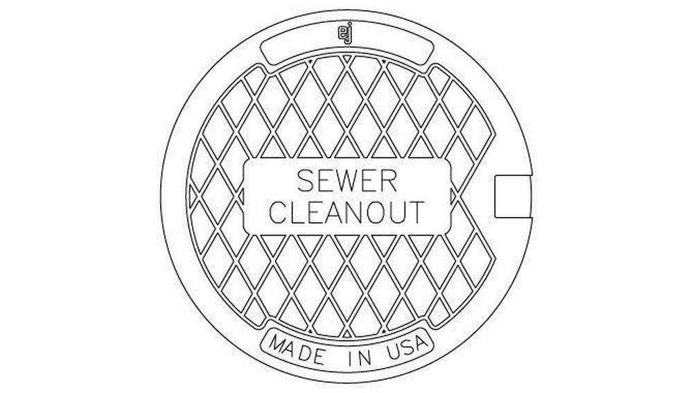 EJ Undipped Solvent Weld Clean-Out Cover 