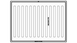 28-3/4 x 21 in. Ductile Iron Curb Inlet Frame and Grate