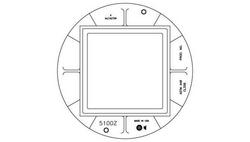 36 x 36 x 8-1/8 in. Frame