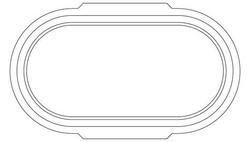 Plastic Oval Meter Box