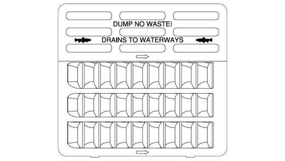 EJ Black 23-14/25 x 1-1/2 in. Catch Basin Curb Inlet 