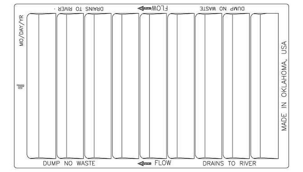 EJ Grey Dump No-Waste Grate 