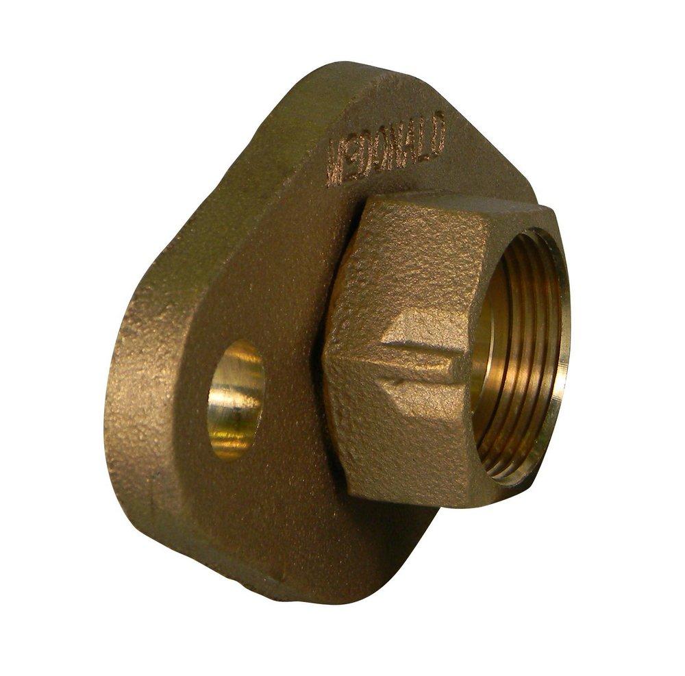 A.Y. McDonald Meter Swivel Nut x Meter Flanged Brass Meter Adapter 