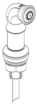 Moen Oil Rubbed Bronze Side Spray, Hose and Hose Guide 
