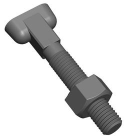 4-7/8 in. Low Alloy Steel Bolt and Nut