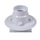 Oatey&reg; White 2 - 3 in. Threaded Plastic Shower Drain 