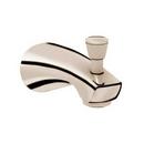 Wall Mount Tub Spout with Diverter in Brushed Nickel