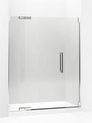 59-3/4 in. Frameless Pivot Shower Door for Kohler K-705764 Shower Door Assembly Kit in Bright Polished Silver