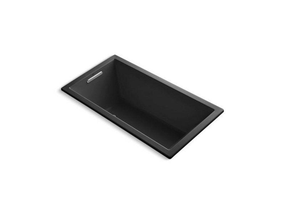 KOHLER Black Black&trade; 60 x 32 in. Drop-In Bathtub with End Drain 