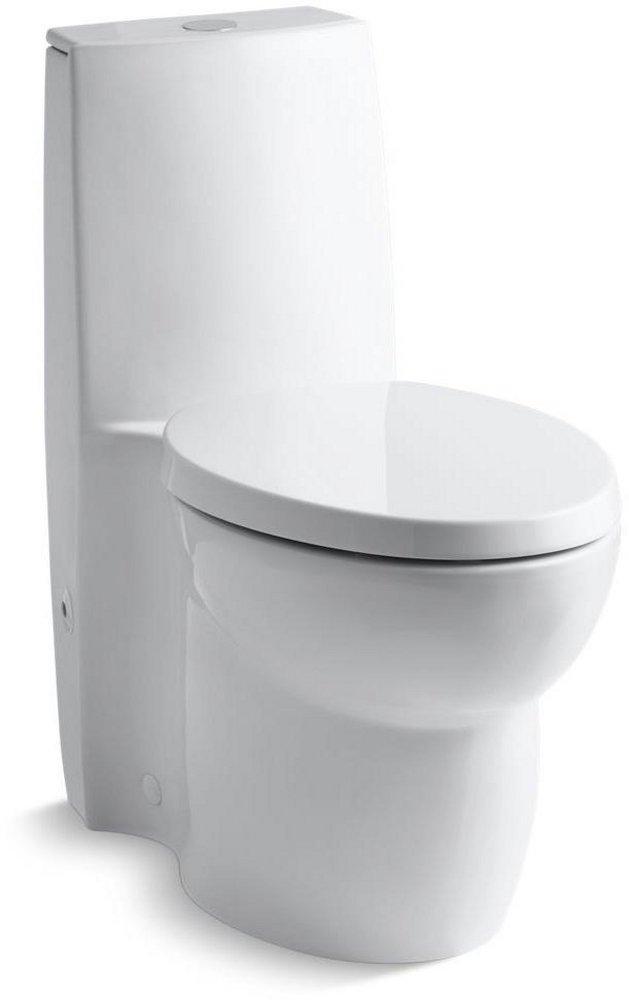 KOHLER White 1.6 gpf Elongated One Piece Toilet 