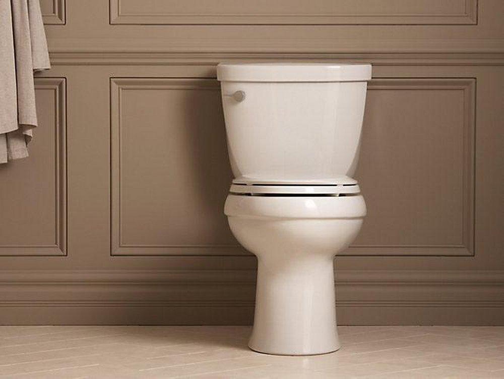 KOHLER White 1.28 gpf Toilet Tank with Left-Hand Trip Lever 