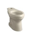 1.6 gpf Elongated Comfort Height Toilet Bowl in Biscuit