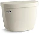 KOHLER Almond 1.28 gpf Toilet Tank with Left-Hand Trip Lever 