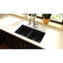 Elkay Black 33 x 18-1/2 in. No Hole Composite Double Bowl Undermount Kitchen Sink 