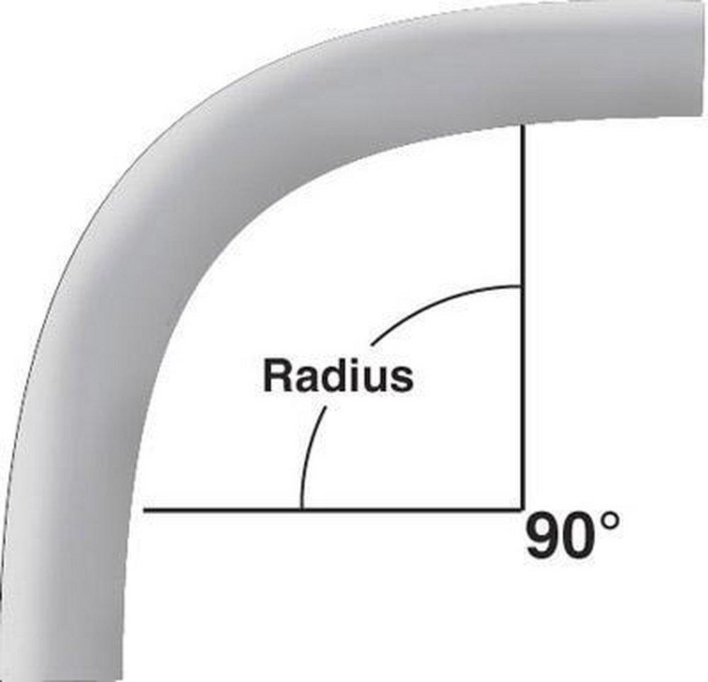 Can-Tex Industries PVC Schedule 40 Standard Bell End 90 Degree Conduit Elbow 