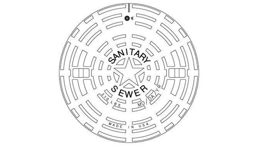 EJ Manhole Rheemed and Chamfer Sanitary Sewer 