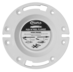 4 x 3 in. Plastic PVC Closet Flange