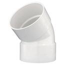 10 in. PVC DWV 45° Elbow