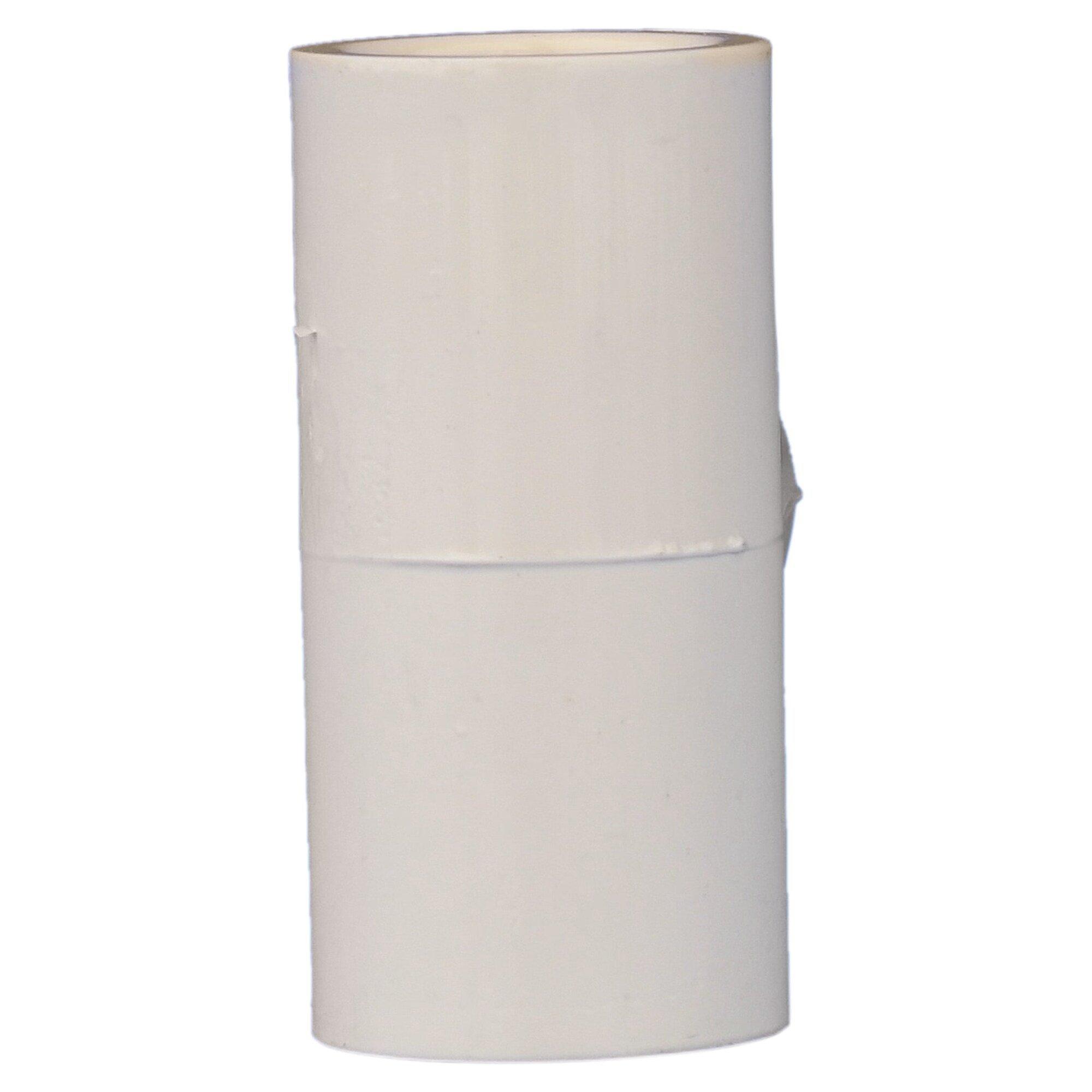 White Hub x Spigot 90 Degree PVC DWV Long Sweep Street Elbow 
