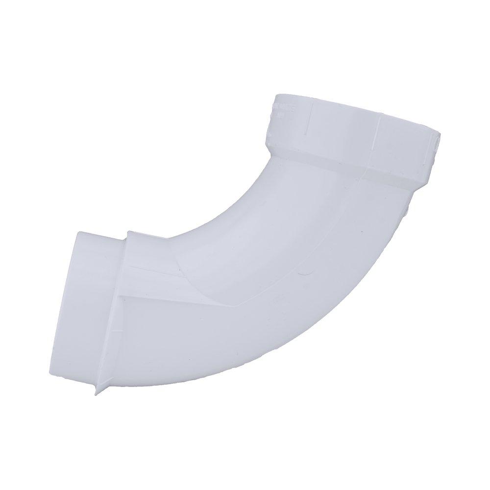 White PVC DWV 90° Street Long Turn Elbow 