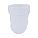 White Hub x Spigot 90 Degree PVC DWV Long Sweep Street Elbow 