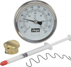 250 Degree F Strap-On Temperature Gauge Set