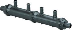 160 psi Polyalloy Crimp 1 x 1/2 in. Valve Manifold