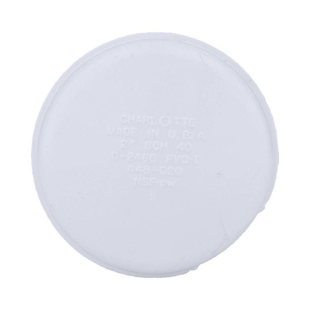 White PVC Schedule 40 FPT Cap 