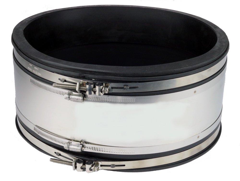 Fernco Concrete x Cast Iron Plastic Flexible Coupling 