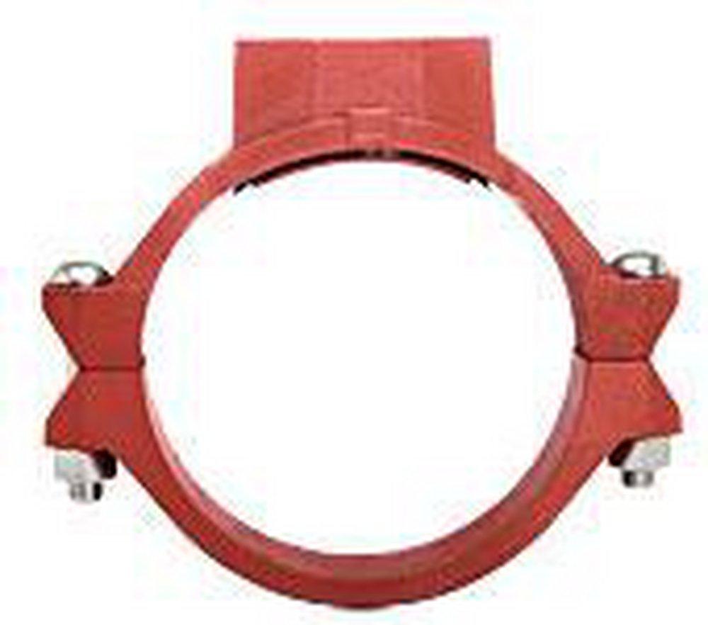 Tyco Threaded Painted Ductile Iron Mechanical Tee with Rubber Gasket 
