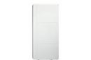 36 x 72-1/4 in. Shower End Wall Set with Backer Boards in White