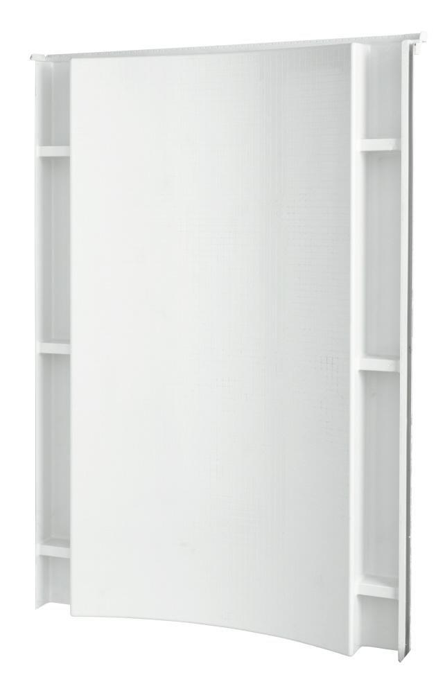 Sterling White 48 in. Shower Wall in White 