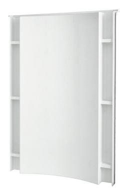 48 x 72-1/4 in. Shower Back Wall in White
