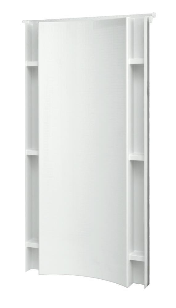 Sterling White 36 in. Shower Wall in White 