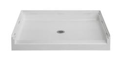 48 x 36 in. Shower Base with Center Drain in White